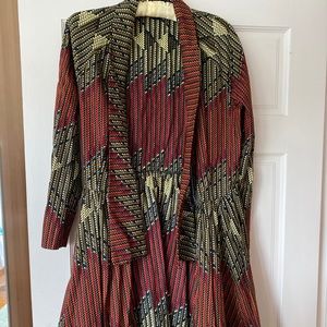 Ruben refuel de mestiks African coat dress